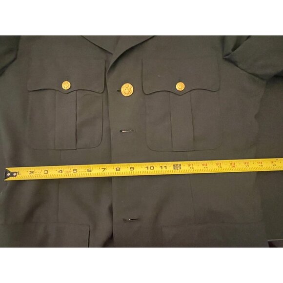 VTG Army Jacket Men 39XL Military Officers Dress Uniform Wool Coat 8405-965-1622 - Picture 12 of 16